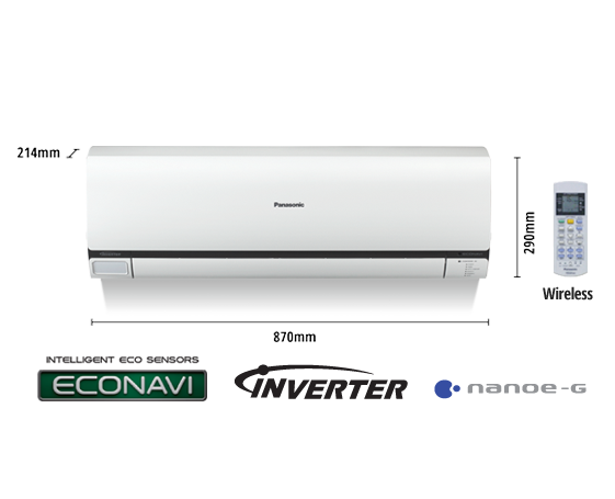Panasonic%20ECONAVI%20Inverter%20Deluxe%201%20Ton%20Air%20Conditioner%20(CS-S10PKH)%20-%20Image%203