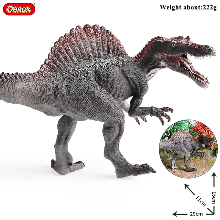 Oenux%20Jurassic%20Dinosaurs%20Indominus%20Rex%20Mosasaurus%20Saichania%20Dilophosauridae%20Spinosaurus%20Model%20Action%20Figures%20Collection%20Kid%20Toy%20BunnyGarden%20-%20Image%207