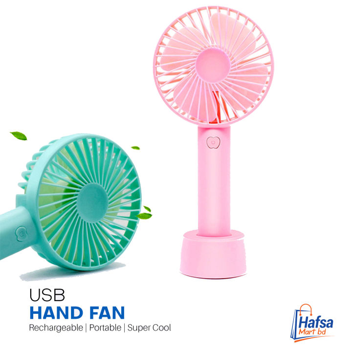 Mini USB Lithium Battery Rechargeable Hand Fan