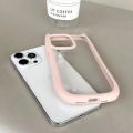 3D Cute Cat Ear Phone Case for iPhone 16 15 14 13 12 11 Pro Max happyLuxury Cartoon Transparent Shockproof Clear Acrylic Cover Bumper.