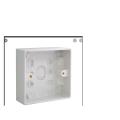 MK Electric PVC Back Box (Single). 