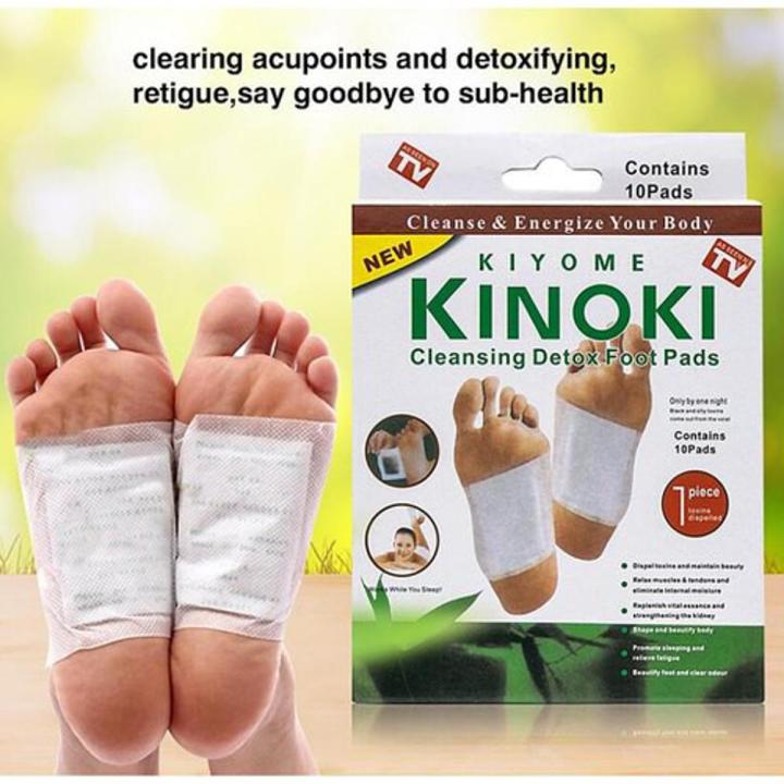 Authentic Kinoki Cleansing Detox Foot Pads-Toxins Remover for Men & Women