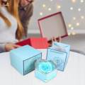Jewelry Box Romantic Jewelry Case Small Rings Earrings Necklace Storage Box.