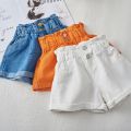2022 Girl Summer Kids Children Fashion Hot Jeans Denim Shorts Three Colors.