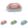 Handle Bath Brush Tile Brush Kitchen Decontamination Brush Pot Sponge Cleaning Brush Blue. 