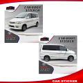 TOYOTA NOAH body sticker car vinyl sticker car graphics decals car side decals and graphics CAR STICKER RDT 301. 