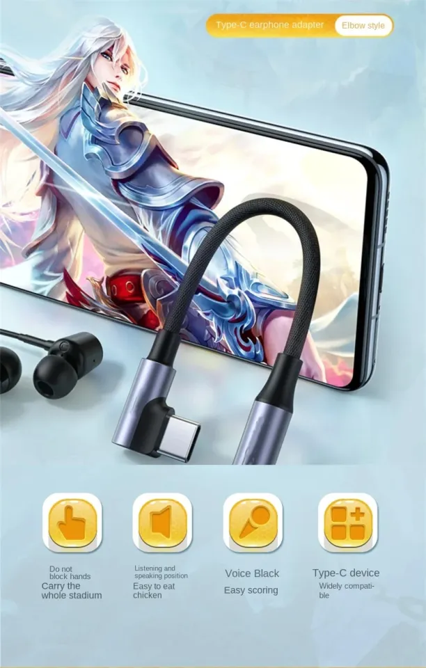 USB C To MM Jack Adapter Type-C Earphone Connector Headphones Cable  Aux Audio Converter For Samsung iPad SONY OnePlus