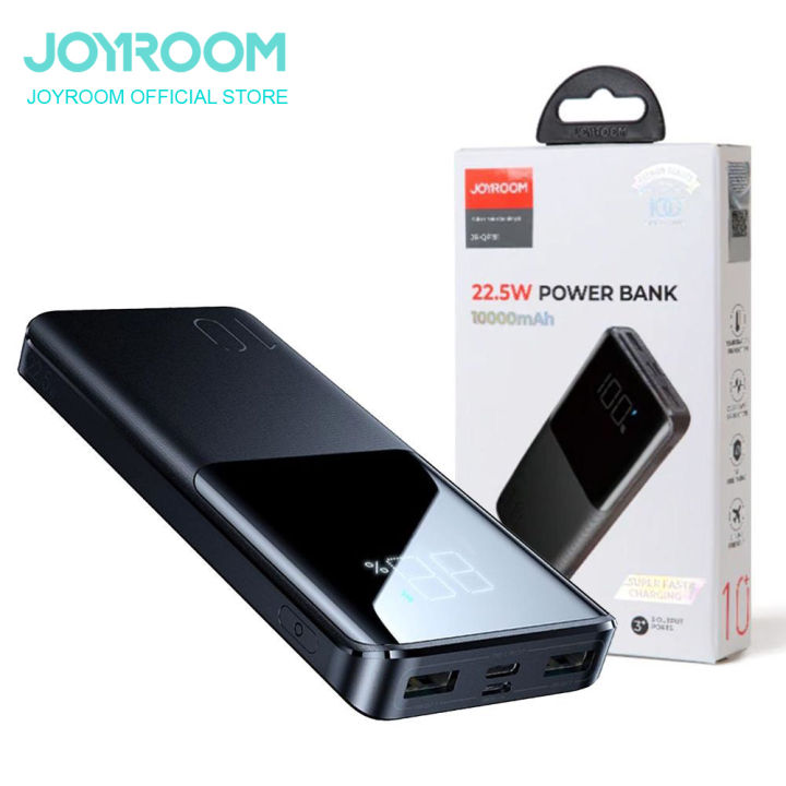 Joyroom JR-QP191 10000mah 22.5W Fast Charging Digital Display Power Bank