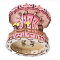 DIY Wooden 3D Carousel Puzzles Assembly Model Art Crafts Education Toy Gift Collection Toys Gift For Children.