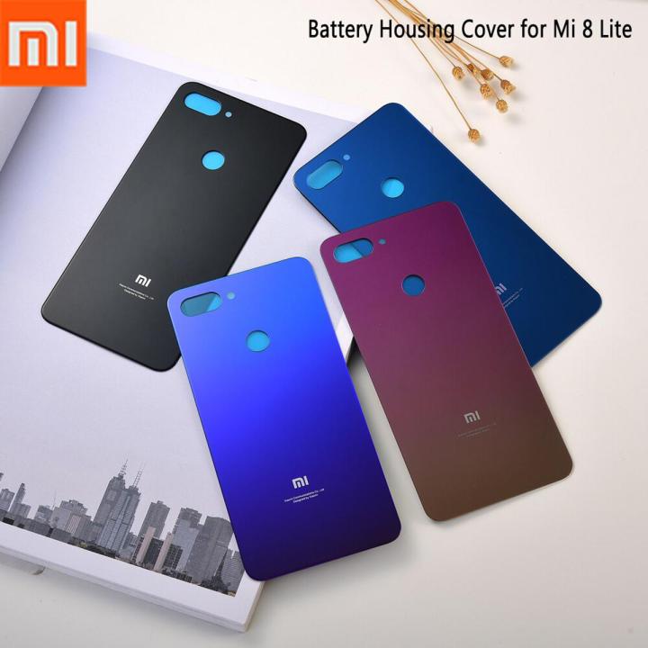 For Xiaomi Mi 8 Lite Backshell Replacement Back Battery Cover For Mi 8 Lite Back Rear Glass - Camera - Redmi Note 11 Back Cover