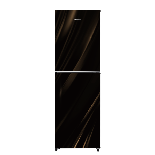 HISENSE 270 Liter BMF Glass Door Rose Gold Refrigerator With Built-in Condenser | RBDG270NARG