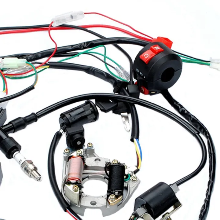 For%20Motorcycle%20ATV%20Pit%20Bike%2050%2070%2090%20110%20125Cc%20Wiring%20Harness%20Full%20Complete%20Electrics%20Wiring%20Harness%20STATOR%20Parts%20-%20Image%202