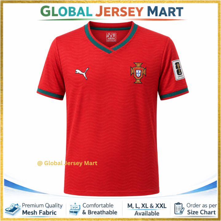football jersey portugal football home kit