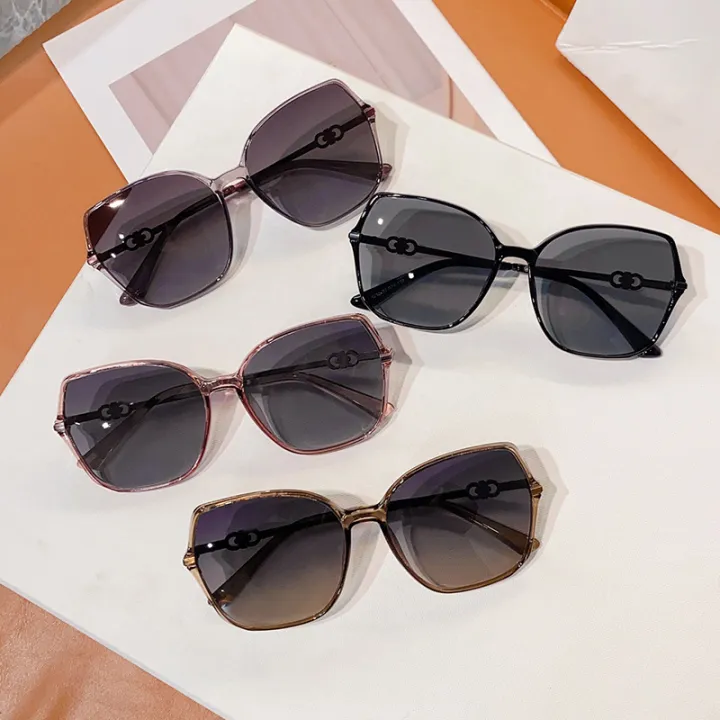 Polarized%20Gradient%20Sunglasses%20For%20Women,%20Fashionable%20And%20Retro%20Women's%20Glasses%20With%20A%20Zipper%20Glasses%20Case%20-%20Image%205