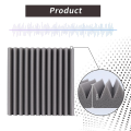 Acoustic Foam Panels 12 Pcs Soundproof Wall Panels, for Walls Black. 