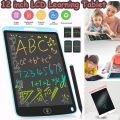 12  inch large colorful screen is brighter and clearer than most LCD writing tablet kids. 