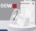Max 66W Huawei Super Fast Type C Quick Charger Adapter with Type C Cable.