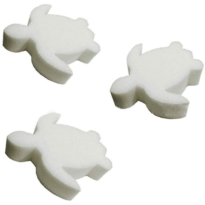 50Pcs%20White%20Floating%20Spa%20Sponge%20Turtle%20Oil%20Absorbing%20Hot%20Tub%20Skimmer%20Scum%20Absorber%20Cleaners%20for%20Swimming%20Pool%20-%20Image%203