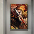 Anime Demon Slayer Poster for Wall Art Wallpaper Kimetsu No Yaiba Picture Print Canvas Painting Home Kawaii Room Decor Aesthetic. 