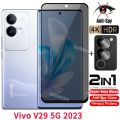 Vivo V29 5G 2023 Private Tempered Glass Anti-Spy Full Cover Screen Protector Anti Peek Privacy Film For Vivo V29 V 29 VivoV29 Pro V29E E 4G 5G 2023 Anti Peek Privacy Film.