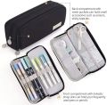 Kawaii Pencil Case Large Space 3 Compartment Pen Pouch Double Side Opened Student Stationery Desk Organizer School Supplies. 