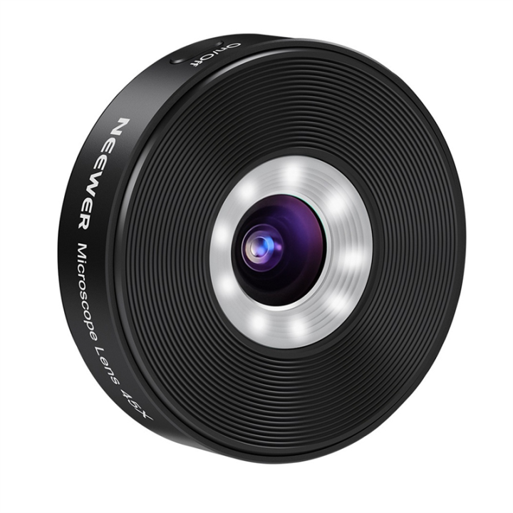 45X Cell Phone Microscope Lens with Backplate Holder