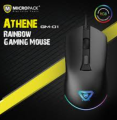 Micropack GM-01 Athene Rainbow Breathing LED Wired Black Gaming Mouse.
