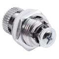 NXFDSIOZ 2X Lever Lock for Furniture, with Round Knob, External Thread 1.7 cm.