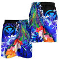 Hawaii Kanaka Maoli Men Shorts Hibiscus Flowers & Polynesian Beach Shorts Swim Short Trunks Gym Ice Shorts Boy Board Short Pants. 