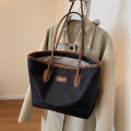 Oxford Cloth Bag Bag Women's Large Capacity 2024 New Fashion Simple Shoulder Bag Premium Commuter Tote Bag.