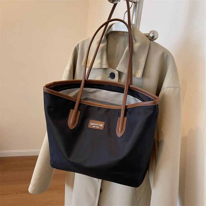 Oxford%20Cloth%20Bag%20Bag%20Women's%20Large%20Capacity%202024%20New%20Fashion%20Simple%20Shoulder%20Bag%20Premium%20Commuter%20Tote%20Bag%20-%20Image%203