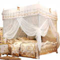 Mosquito Net Luxury Princess Four Corner Post Bed Curtain Canopy Netting Mosquito Net Bedding. 