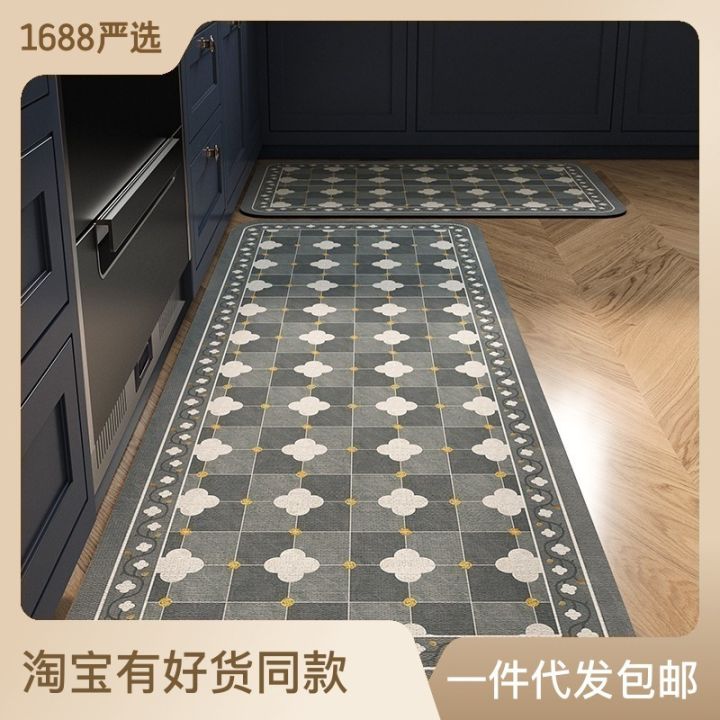 Strictly select simple and modern technology cloth, household kitchen, bathroom water absorption, quick-drying floor mat, toilet door, non-slip foot mat