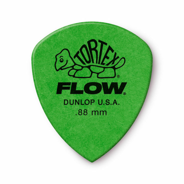 Dunlop%20Tortex%20Flow%20Guitar%20Picks%20-%20.88%20mm%20Green-%201%20Pcs%20-%20Image%203