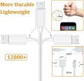 Lightning Extension Cable Charging Sync Data Cable For iPhone 13 13 Pro Max 12 11 XS Max XR X 8 7 6 Plus 5 5S iPad iPod and More. 