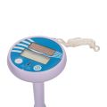 Dil Display Floating Thermometer Plastic Swimmingol Equipment Solar Thermometer With Fahrenheit Celsius. 