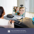 (NEW)1080P Auto Focus Webcam Built-in Microphone High-end Video Call Camera Computer Peripherals Web Camera For PC Laptop Auto Focus, Clear Output.