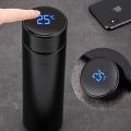 Hot Water Pot Temperature Measurement LCD Display Stainless Steel Insulated Water Bottle 500ml. 