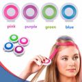 4 Colors Bright Temporary Hair Dye Powder Cake Washable DIY Coloring Cream Chalk. 