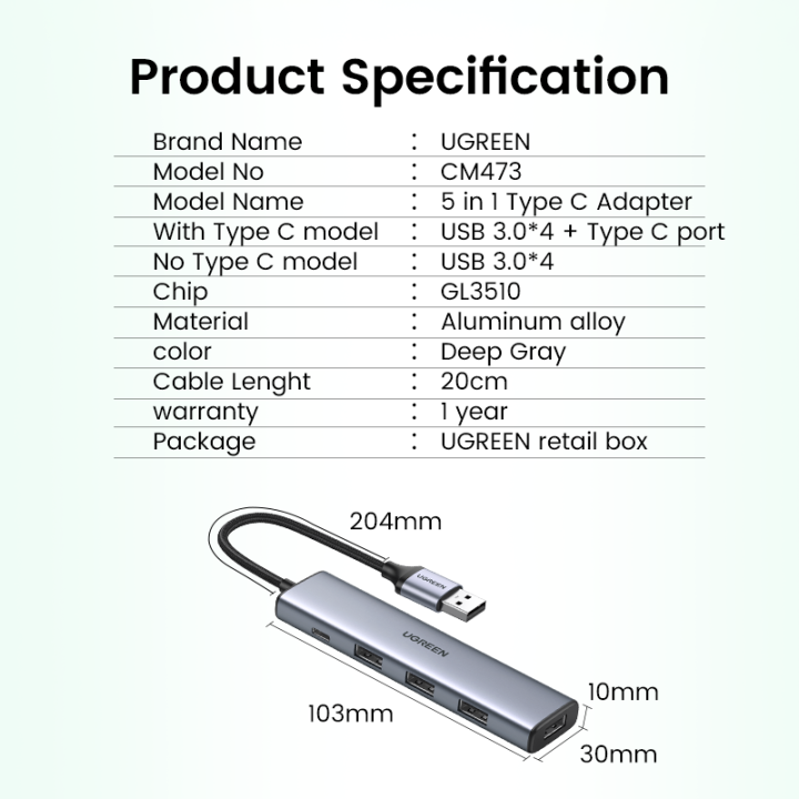 UGREEN%20USB%20HUB%20Type%20C%20to%204%20USB%203.0%20HUB%20USB%20to%20Type%20C%20Adapter%205G%20For%20Macbook%20Pro%20Air%20M1%20PC%20Laptop%20Accessories%20USB%20C%20HUB%20Splitter%20-%20Image%209