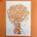 Stencil for Wall & Fashion Painting Template 10in by 8in.. 