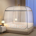 In summer, the new model is free of installation of dustproof mosquito nets, and in summer, it is fully surrounded by anti-fall baby encrypted anti-mosquito double-door yurts. 