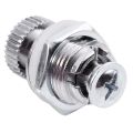 NXFDSIOZ 4X Lever Lock for Furniture, with Round Knob, External Thread 1.7 cm.