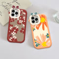 Jizetin for Samsung A13 4G Back Cover Bright Flower Bunch Square Camera Hole Shockproof Protection Soft Silicone Phone Case. 