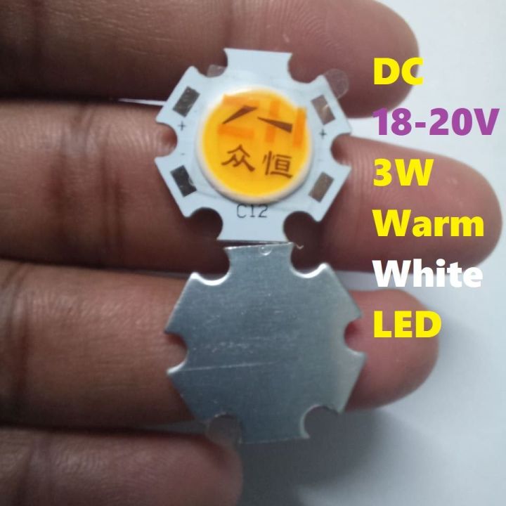 WARM%20White%203W%20LED%20SMD%20Chip%20DC%2018-20V%20C12%20With%20Metal%20Plate%20Heatsink%20Heat%20Sink%20Aluminum%20Base%2020mm%20PCB%20DIY%20LED%20Light%20Bulbs%20-%20Image%205