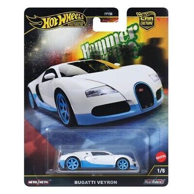 Hotwheels Premium Car Culture Hammer Drop Series Bugatti Veyron, 1:64 Scale