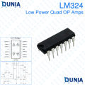 LM324 Low Power Quadruple Operational Amplifier 14 pins Adjustable Voltage Regulator Transistor DIP-14.