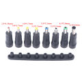 【3C VictoryEagle】Laptop Power Adapter Conversion Head(3.5-6.4mm) 5.5*2.1mm Cable(1m).