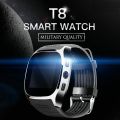 T8 Smart Watch with Black Strap. 