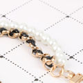 Pearl Bag Strap For Handbag Double Layer Chain Pearl  Lanyard DIY Purse. 